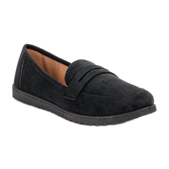 JESSY ROSS Mocassins casuais preto 1