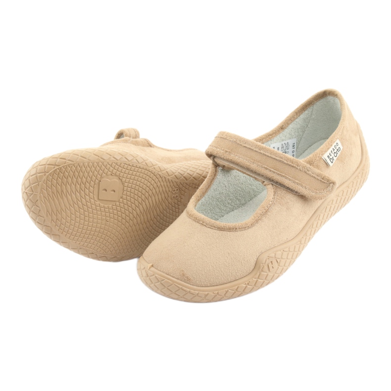Dr.orto Befado Ballerinas Pu-Yove 197D004 BEIGE Velcro Silber Insert bege 5