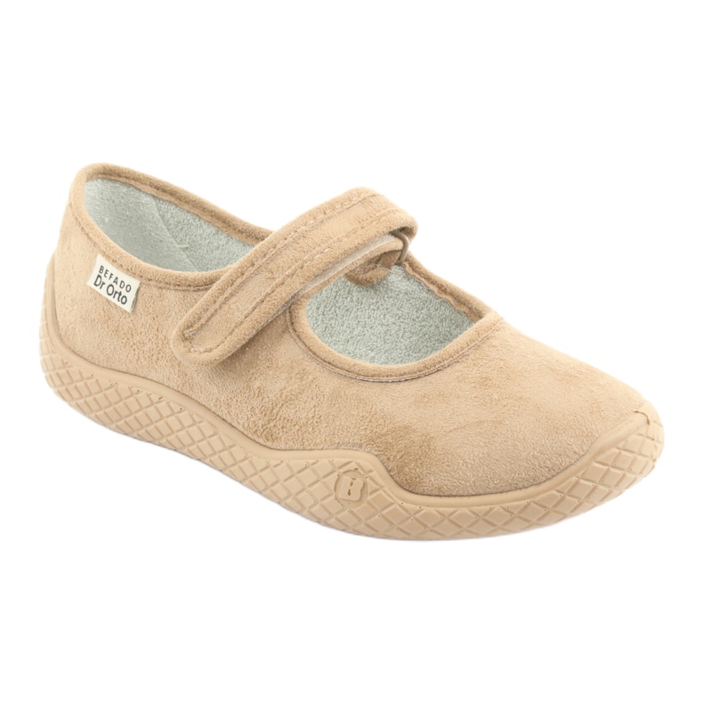 Dr.orto Befado Ballerinas Pu-Yove 197D004 BEIGE Velcro Silber Insert bege 1