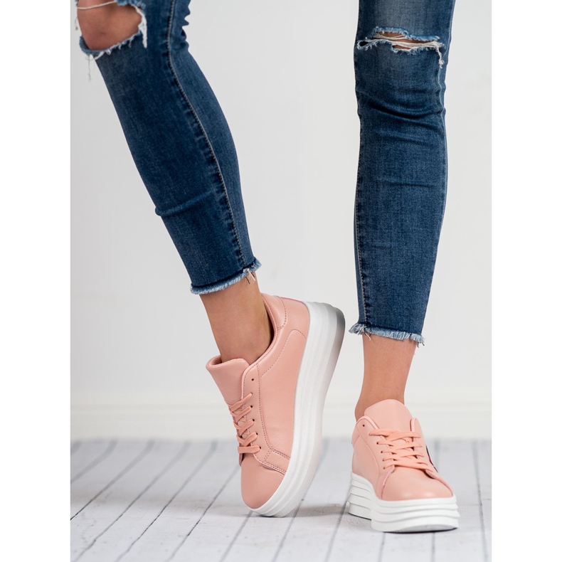 SHELOVET Calçados esportivos em pó rosa 1