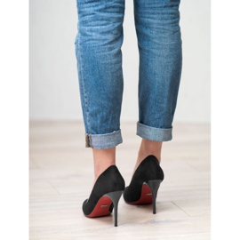 Jumex Salto de camurça preto 2