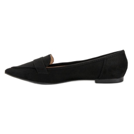Super Me Suede Ballerina In Spitz preto 2