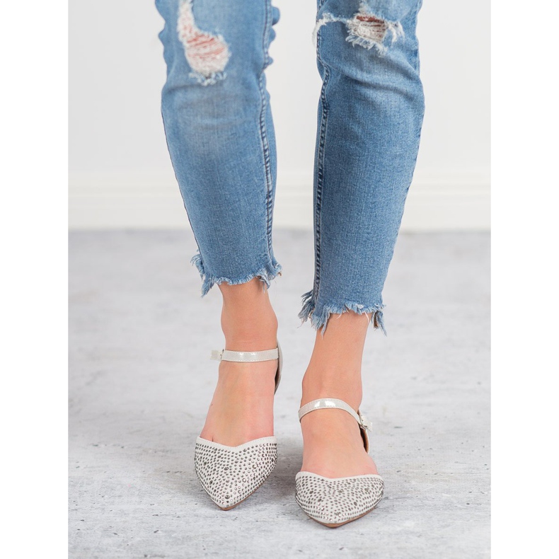 Primavera Bailarinas presas com zircônia cúbica cinza 1 Primavera Bailarinas presas com zircônia cúbica cinza 1