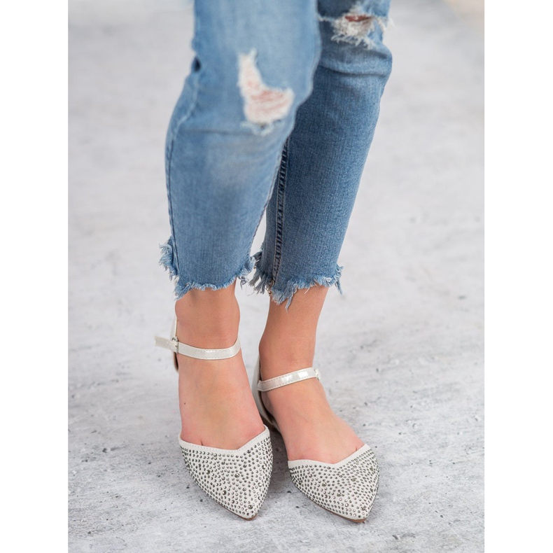 Primavera Bailarinas presas com zircônia cúbica cinza 2 Primavera Bailarinas presas com zircônia cúbica cinza 2