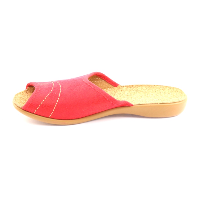 Chinelos Befado sapatos femininos 254d008 chinelos vermelho 2
