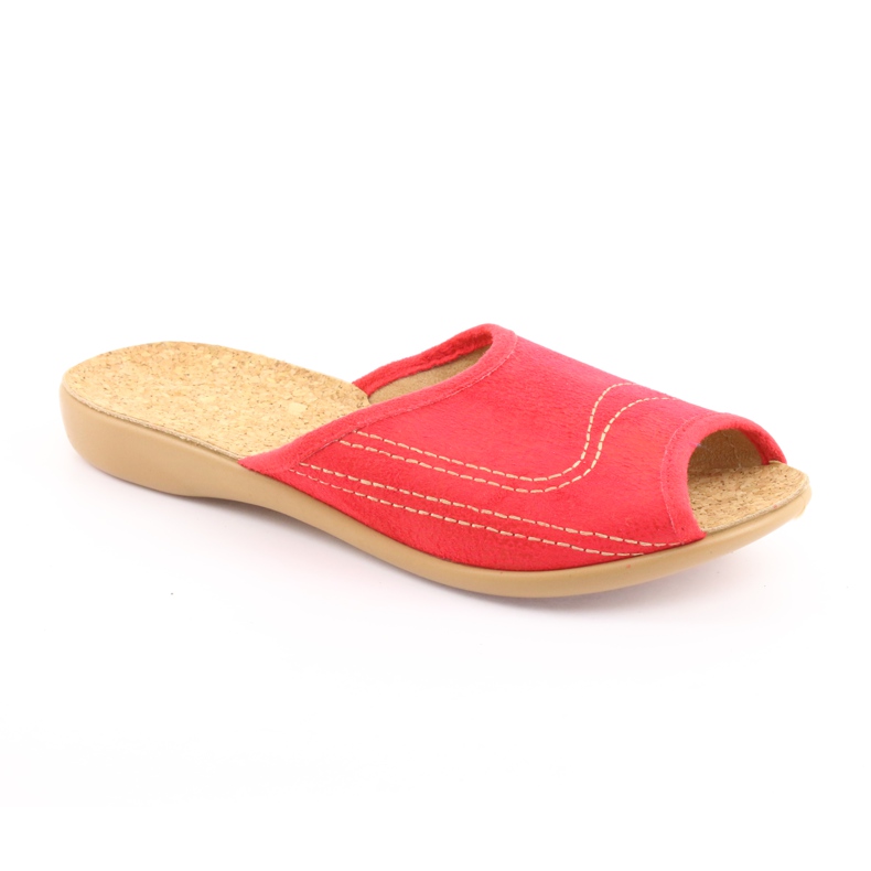 Calçado feminino Befado pu 254D008 vermelho 1