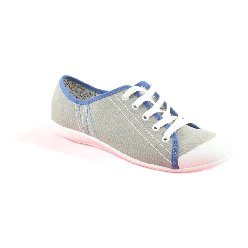 Sapatos juvenis Befado 248Q020 azul cinza 3