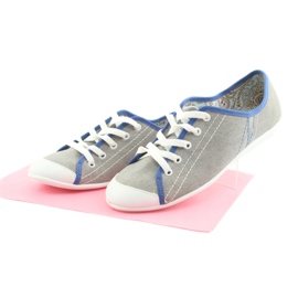 Sapatos juvenis Befado 248Q020 azul cinza 5