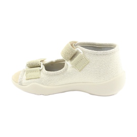 Calçado infantil amarelo Befado 342P003 castanho 2