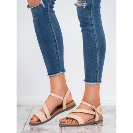 SHELOVET Sandálias casuais marrom 1