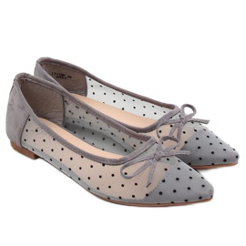 Bailarinas mulheres cinzas LT119P Gray 1 Bailarinas mulheres cinzas LT119P Gray 1