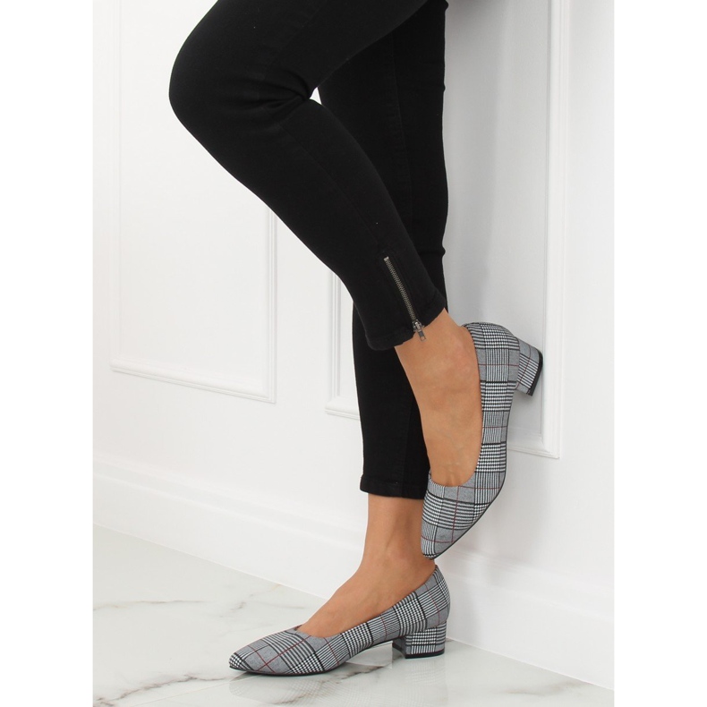 Black Check Black Pumps CC207P Black preto cinza multicolorido 1