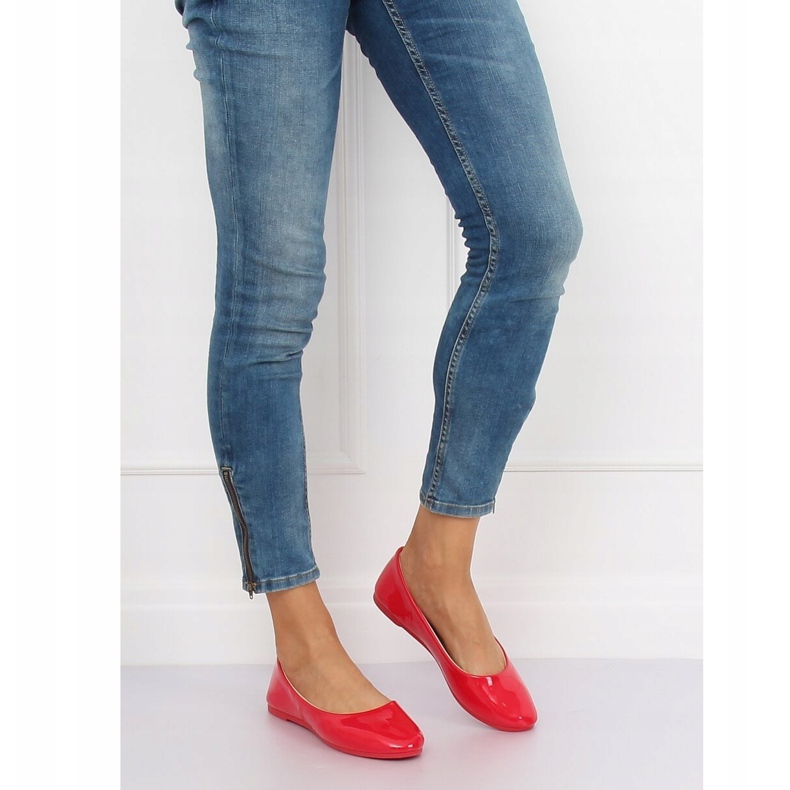 Bailarinas femininas vermelhas JX76P Red vermelho 2
