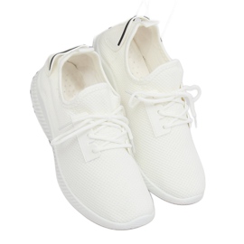 Sapatos esportivos brancos 7762-Y Branco 1