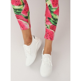 Sapatos esportivos brancos 7762-Y Branco 2