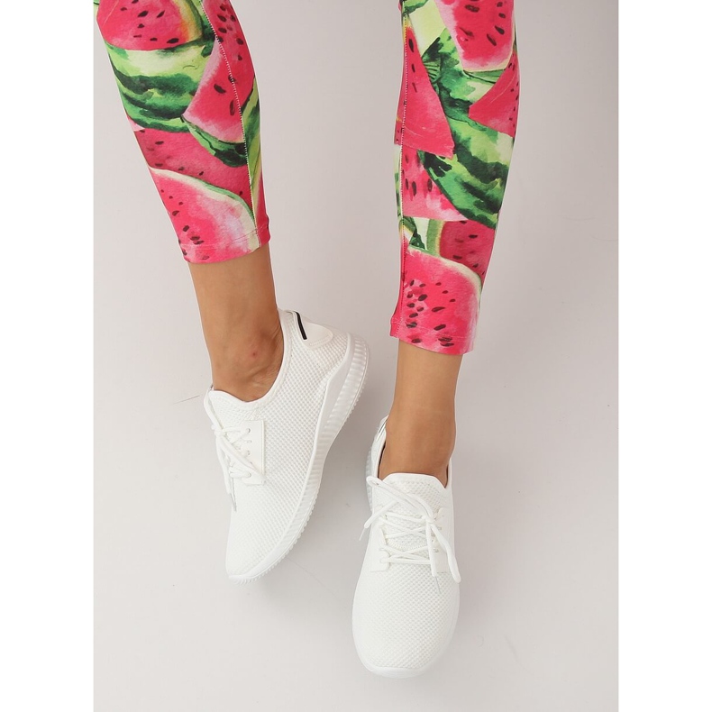 Sapatos esportivos brancos 7762-Y Branco 2