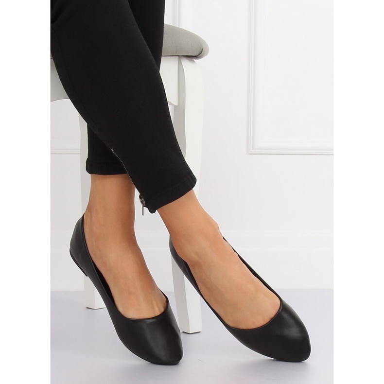 Black CC108 Black ballerinas para mulheres preto 1