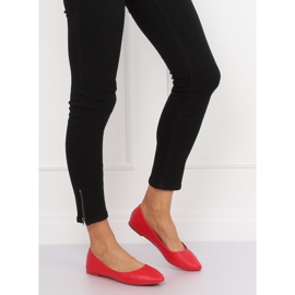 Bailarinas femininas vermelhas CC108 Vermelho 2