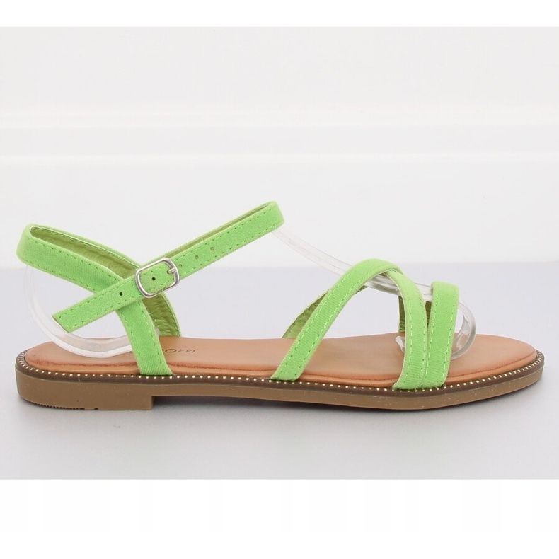 Sandálias femininas verdes WL255 Green 1