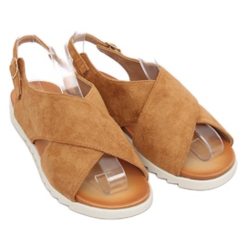 Camel 9003 Sandálias femininas Camel marrom 1
