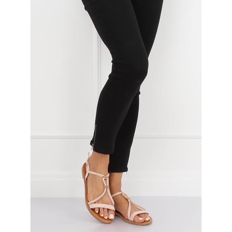 Sandálias Bege Feminina L520 Beige 2