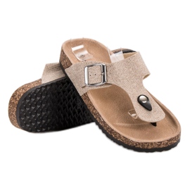 Evento Chinelos elegantes castanho 1