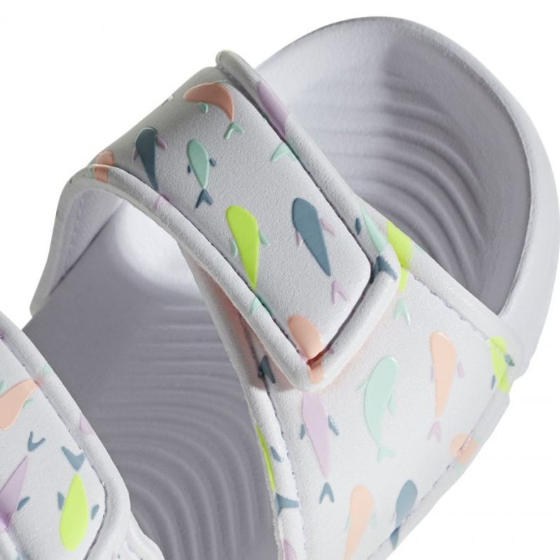 Sandálias Adidas Altaswim I Jr F34793 branco 2