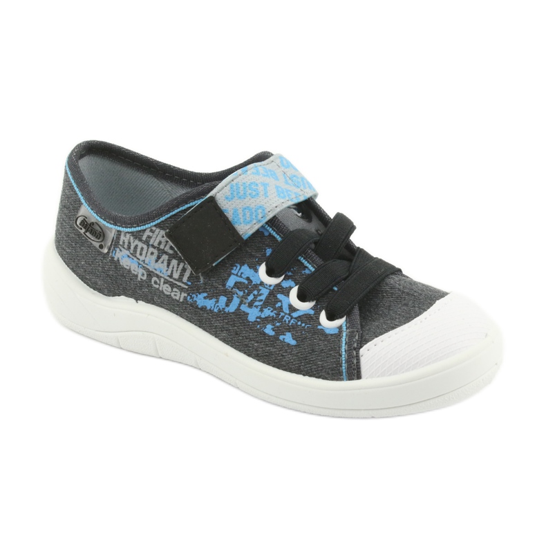 Calçados infantis Befado 251X100 azul cinza 1