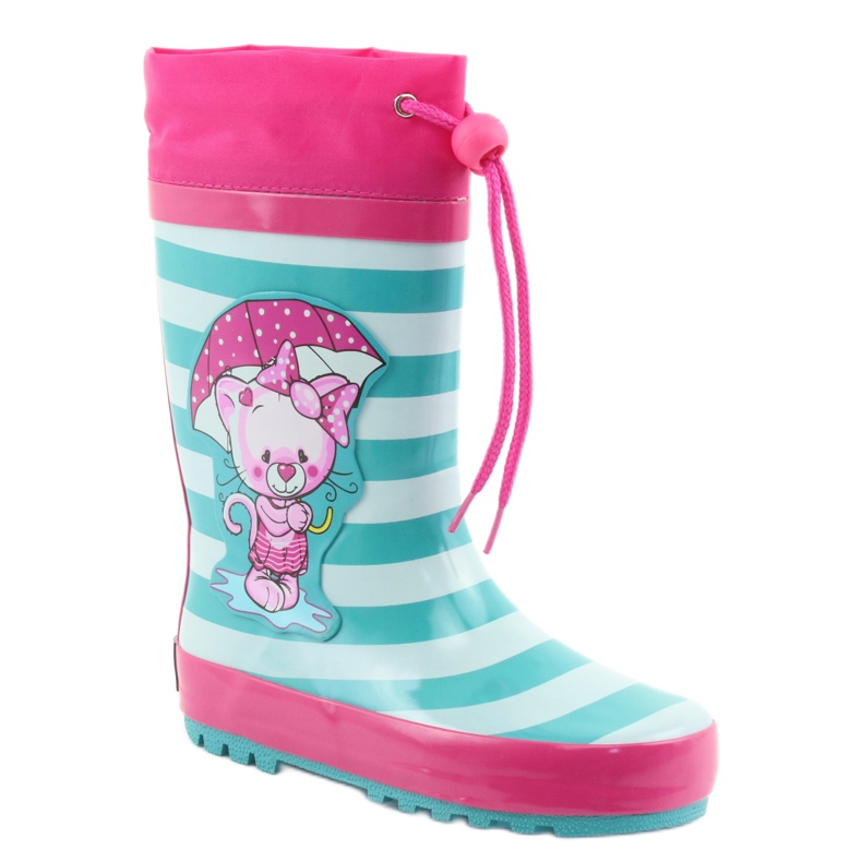 American Club Galochas americanas. Gatinho após a exposição rosa verde 1