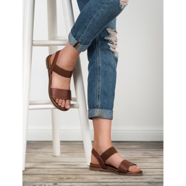 Mannika Sandálias marrons castanho 2