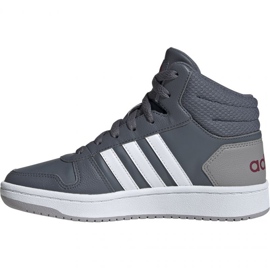 Sapatos Adidas Hoops Mid 2.0 Jr EE6709 cinza 1
