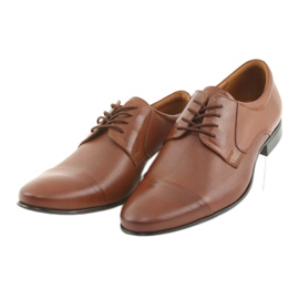 Tur Sapatos masculinos de couro marrom castanho 3