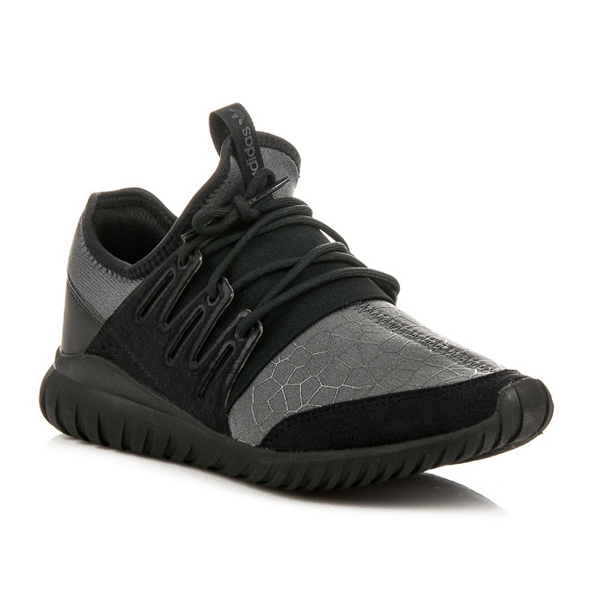 Adidas Tubular Radial J preto cinza 1