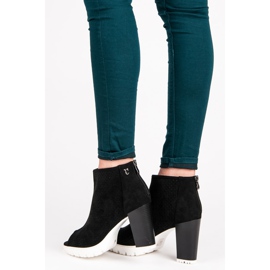 Vices Botas Openwork Open Toe preto 1