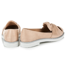 Vices Sapatos de camurça com decorações brilhantes marrom 1