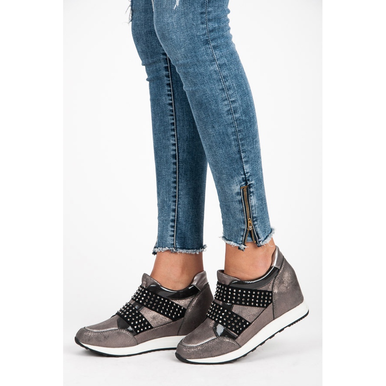 Kylie Tênis de cunha de pedra tolet 2