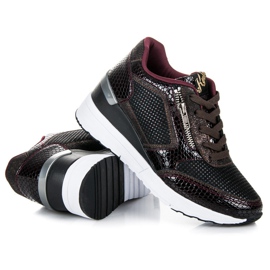 Kylie Calçados esportivos em cunha multicolorido 2