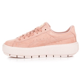 Puma Platform Trace WN`S rosa amarelo 1