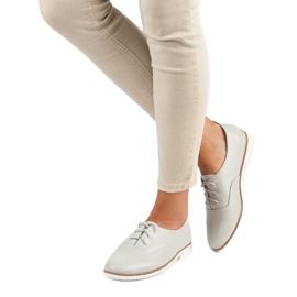 Sapato cinza de couro, MAZARO 2