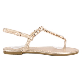 Comer Sandálias japonesas amarelo 1