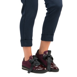 Filippo Tênis Elegantes roxo vermelho 2