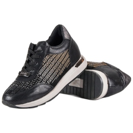 Kylie Calçados Esportivos da Moda preto 2