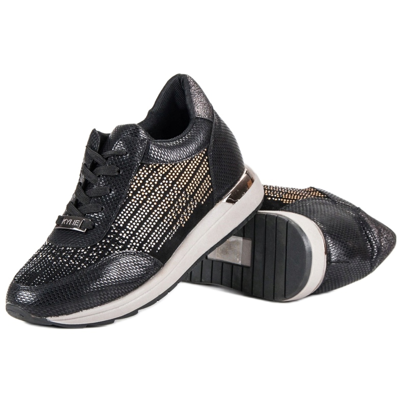 Kylie Calçados Esportivos da Moda preto 2