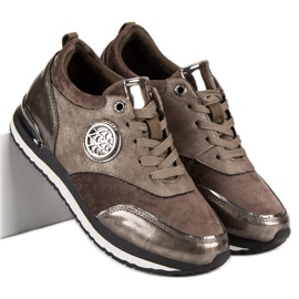 Aclys Calçados Esportivos Amarrados castanho 2