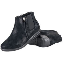 Kylie Botas pretas com zíper preto 2 Kylie Botas pretas com zíper preto 2