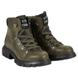 Kylie Botas de amarrar verde 2