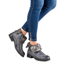 Forever Folie Blue Workers Booties azul 1 Forever Folie Blue Workers Booties azul 1