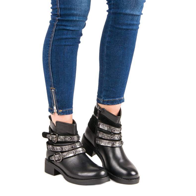 Sixth Sense Botas de pedra preto 1