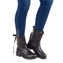 Laura Mode Trabalhadores Confortáveis preto 1