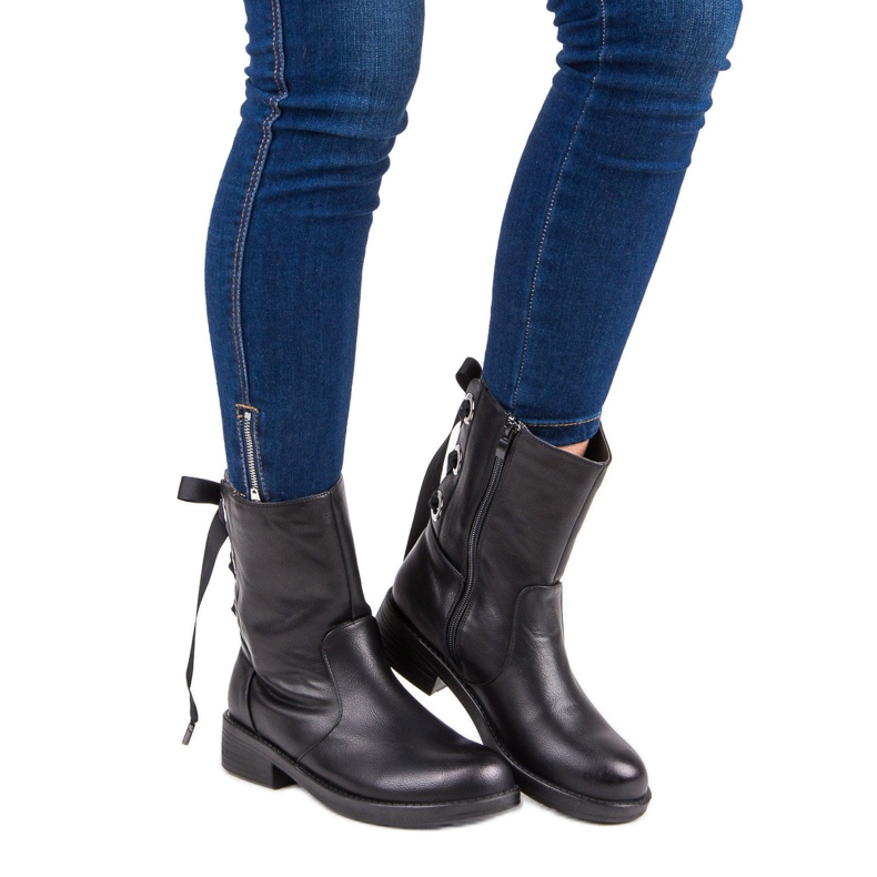 Laura Mode Trabalhadores Confortáveis preto 1